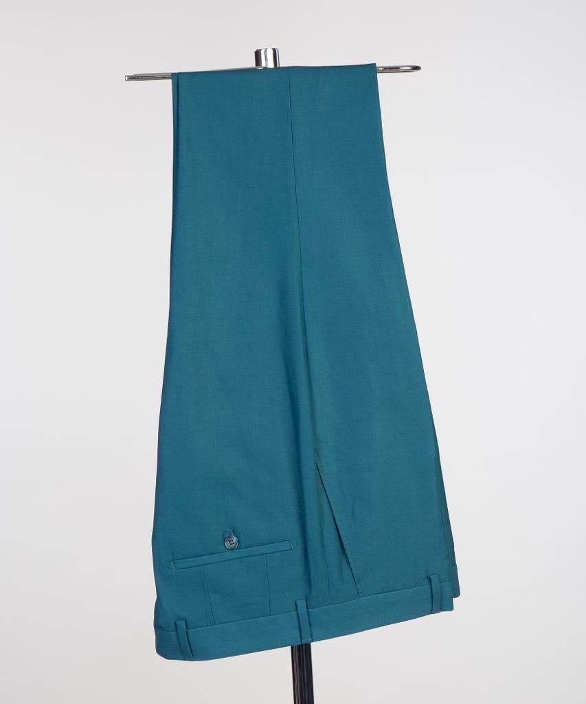 Double Breasted Green Suit Peak Lapel 2pc - SevendayShopping