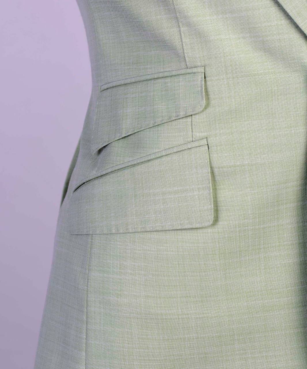 Men's 3 Piece Classic Green Suit