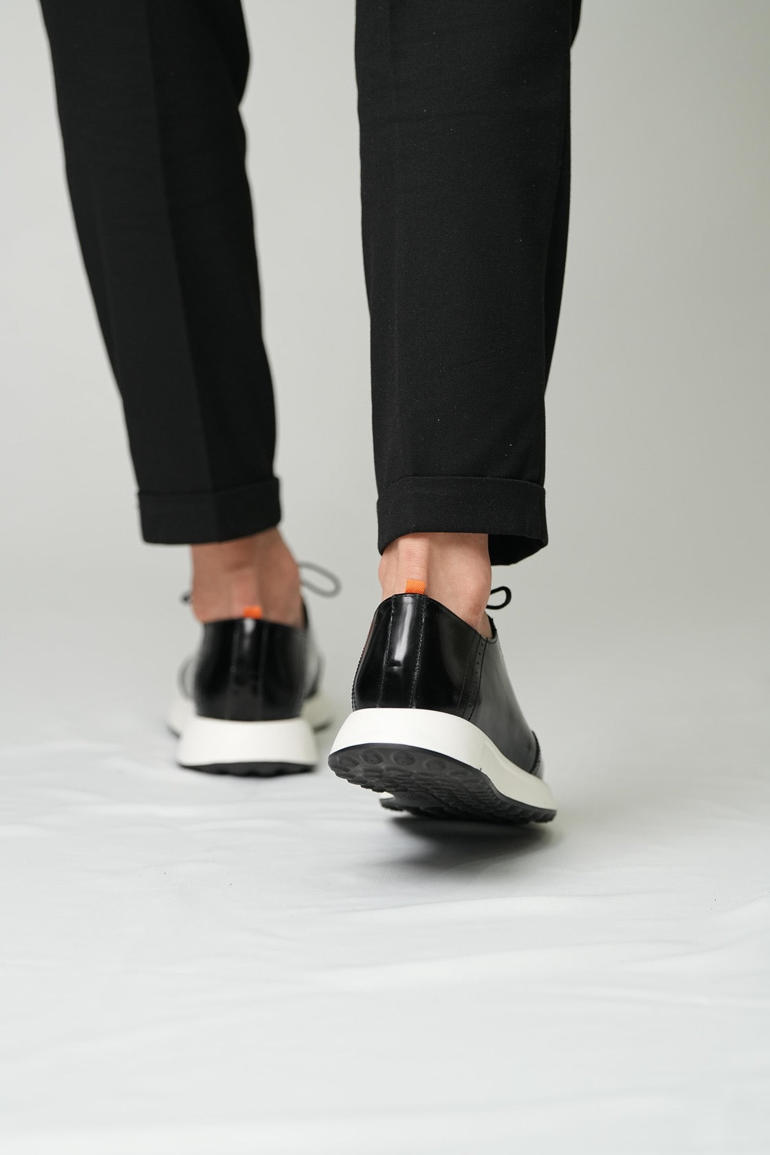 Genuine Leather Men’s Casual Black Shoes