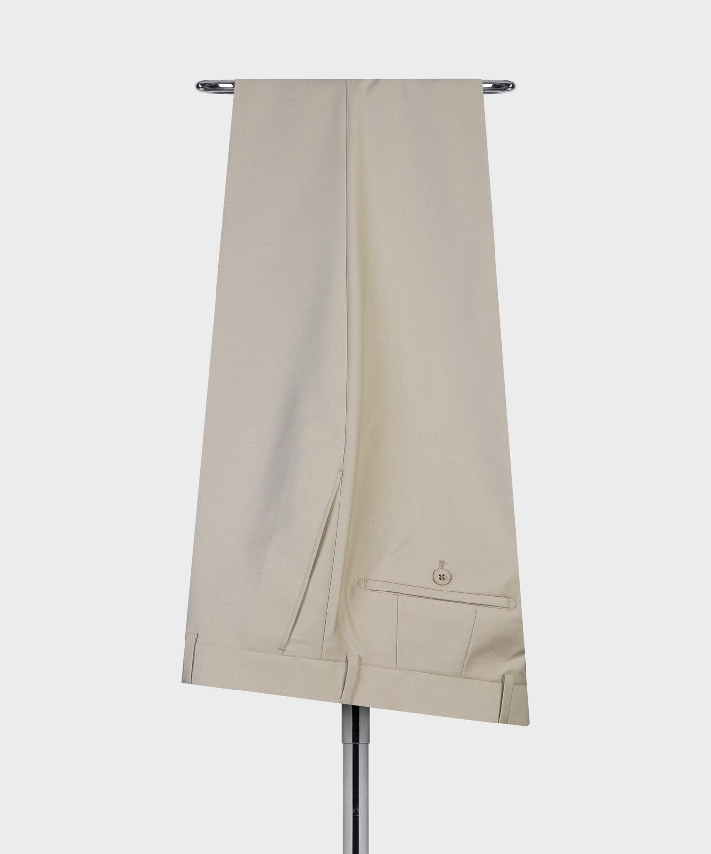 Men's 2 Piece Double Breasted Beige Suit