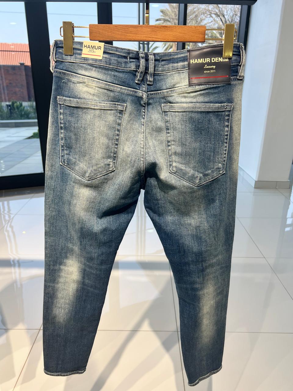 Men's Jeans, Ripped Style, Blue