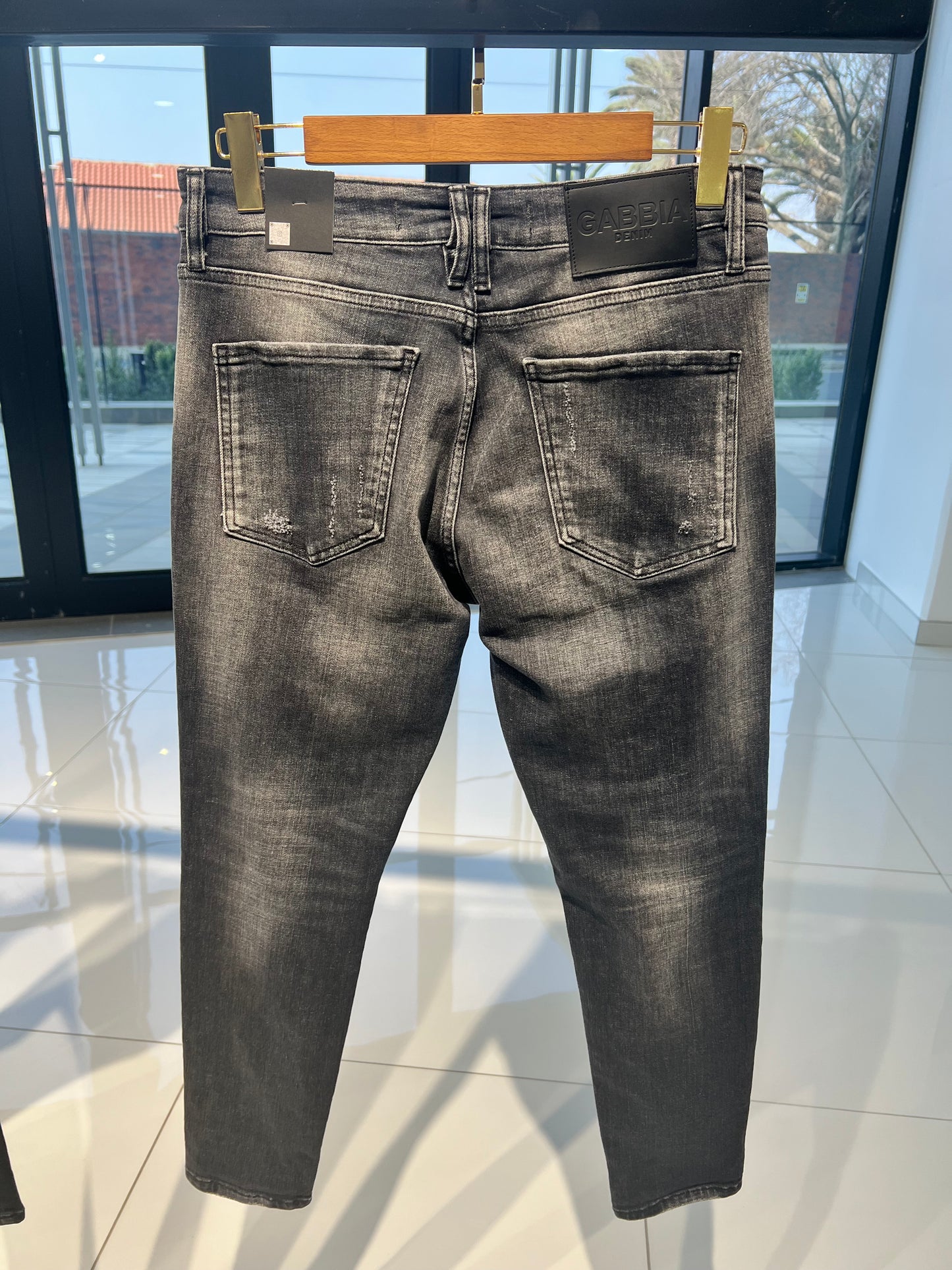 Men's Jeans Grey/Black