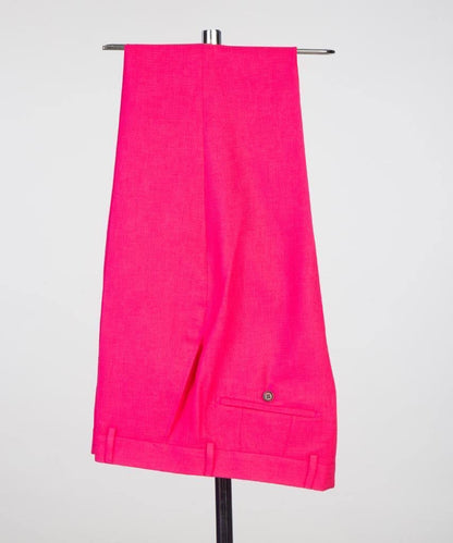 Shawl Design Satin Lapel Pink Tuxedo