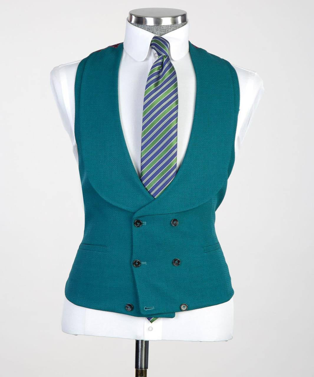 Men's 3 Piece Classic Green Suit