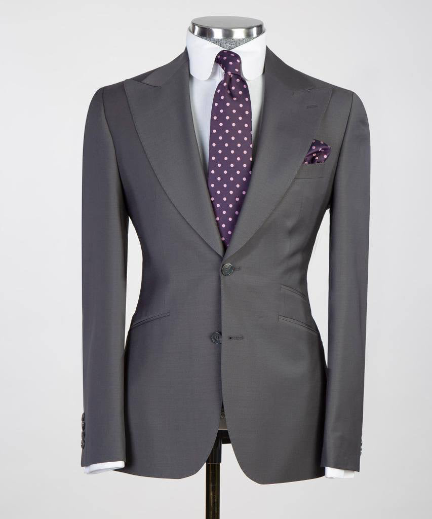 Men's 3 Piece Classic Grey Suit