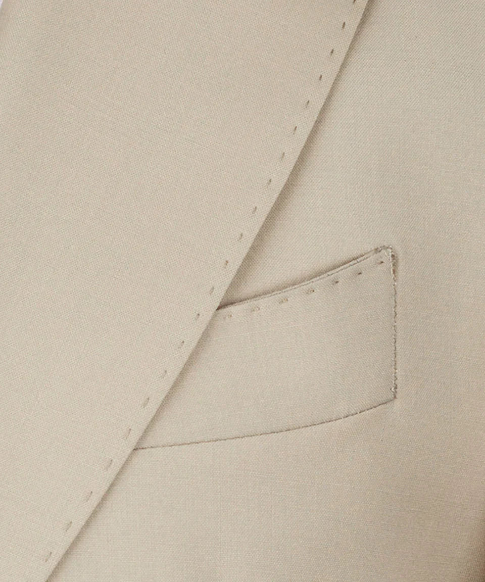 Men's 3 Piece Classic Beige Suit