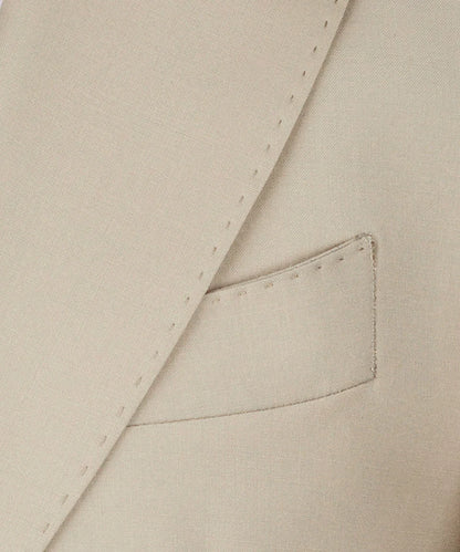 Men's 3 Piece Classic Beige Suit