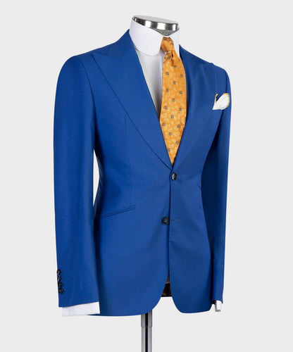 Men's 3 Piece Classic Blue Suit
