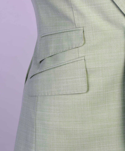 Men's 3 Piece Classic Green Suit