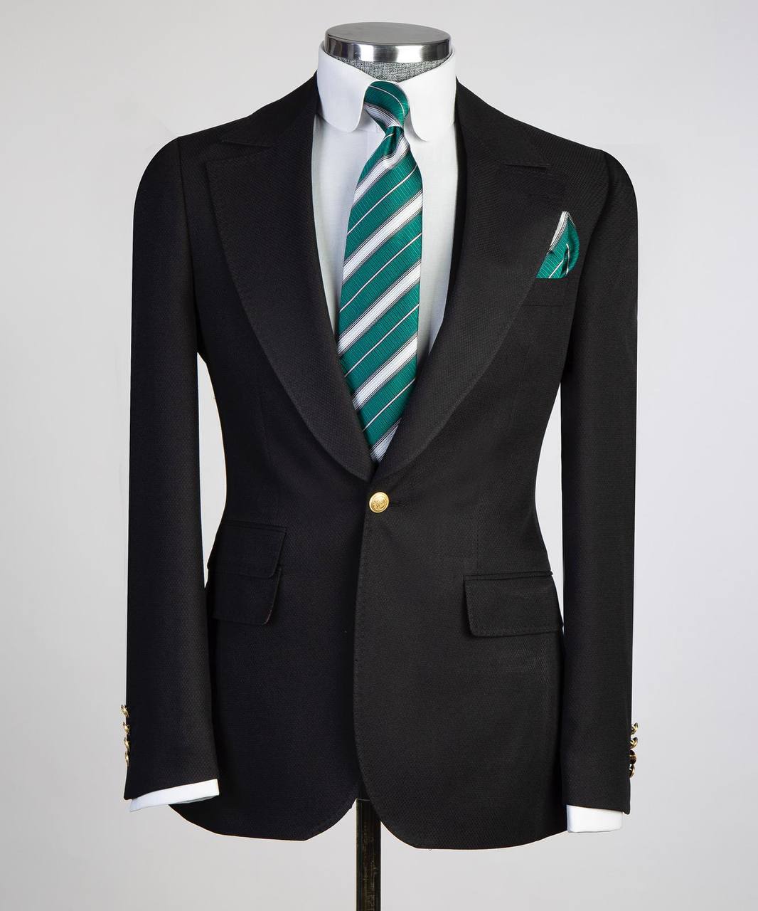 Men's Classic Suit -3 Piece Set -Black