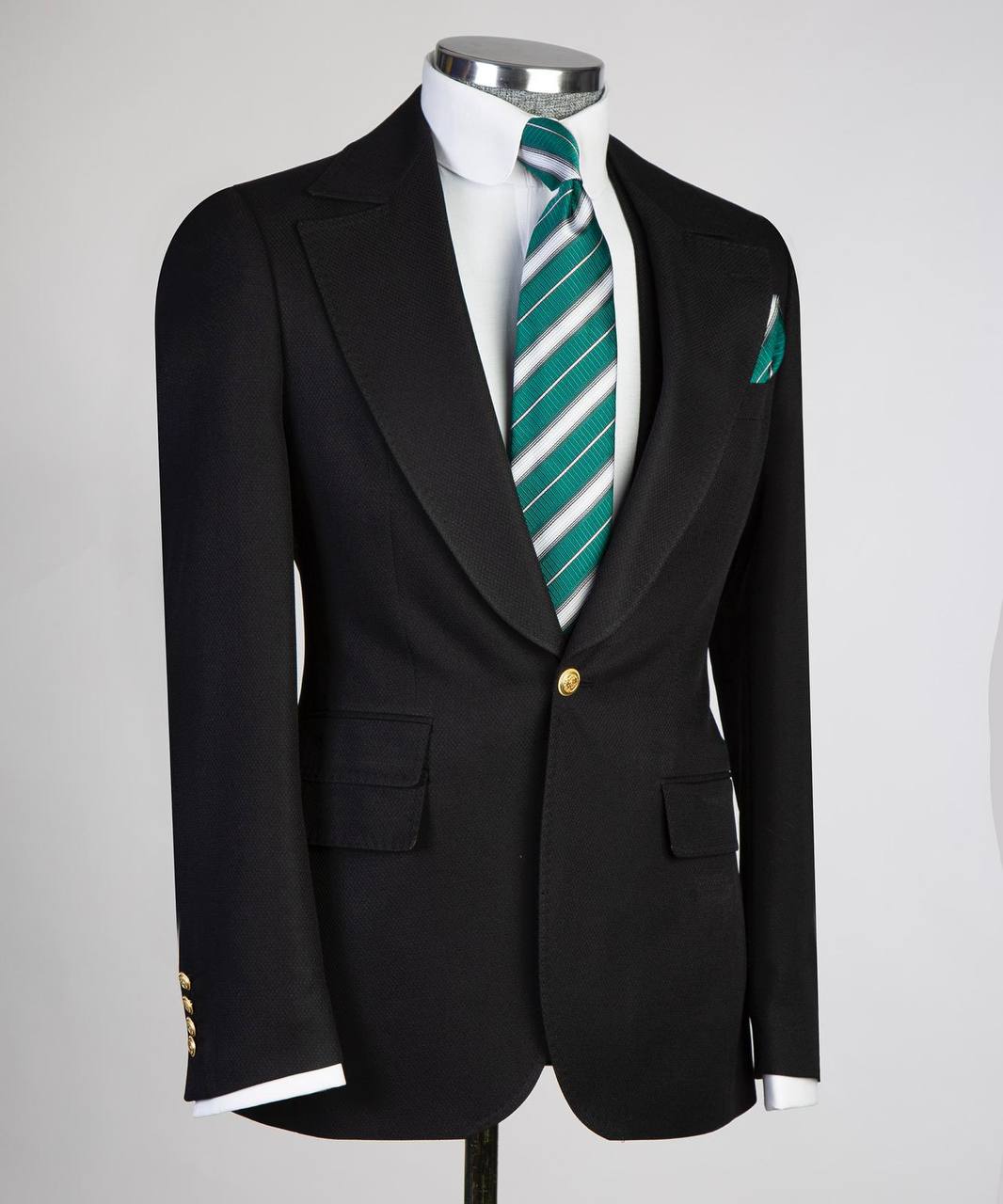 Men's Classic Suit -3 Piece Set -Black