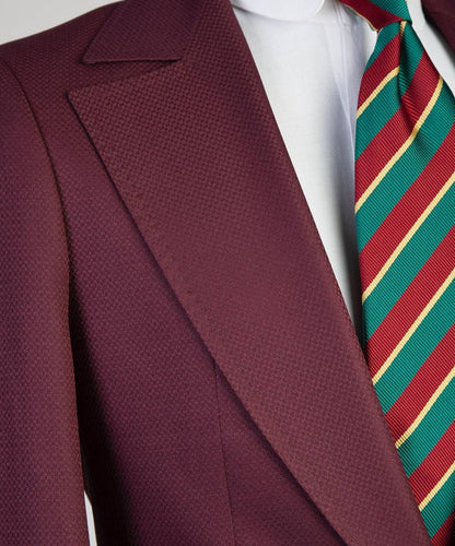 Men's Classic Suit -3 Piece Set -Burgundy