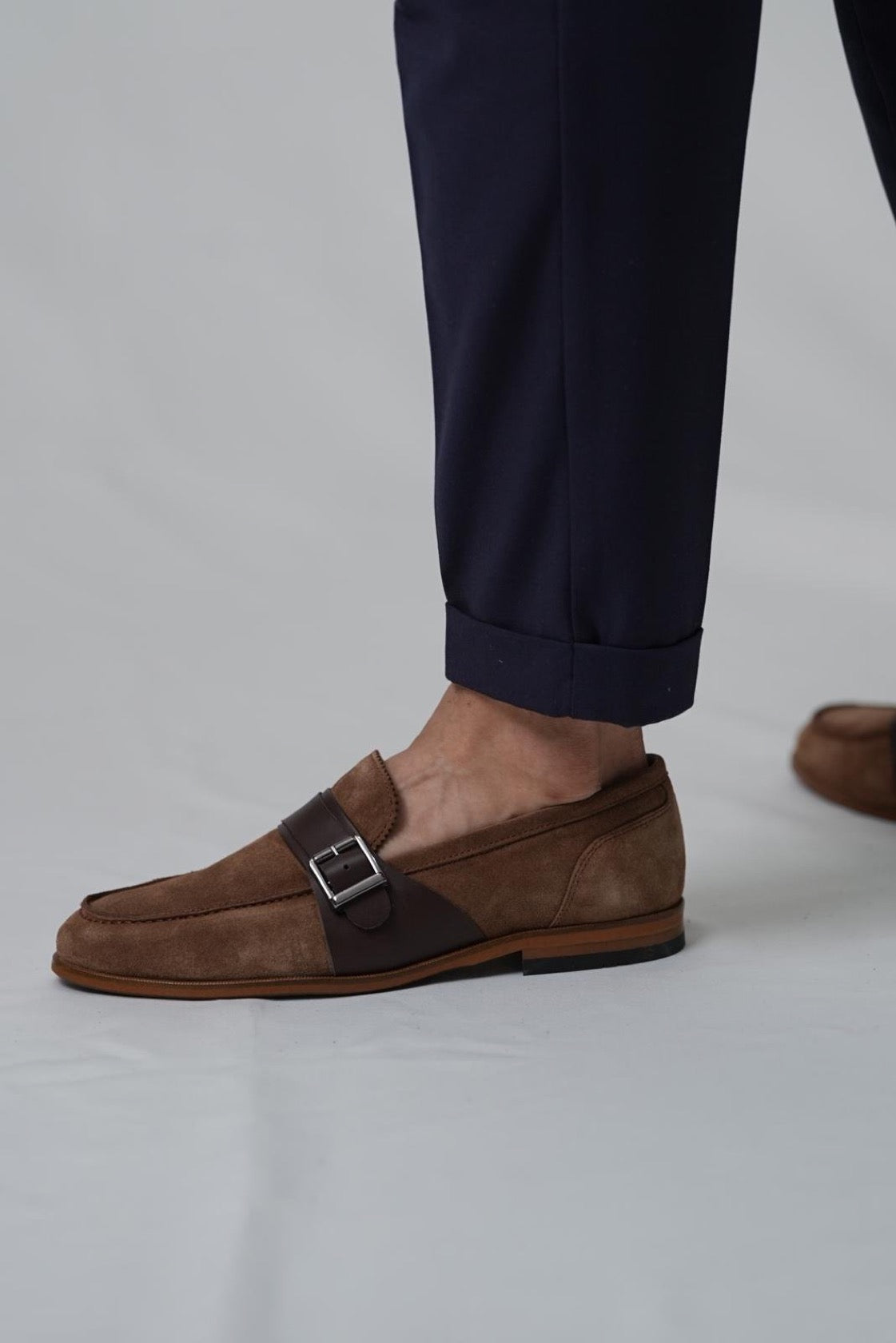 brown suede leather mens shoes