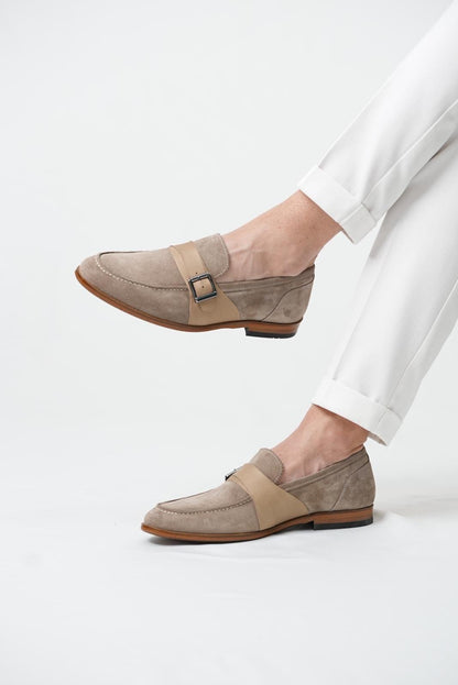 beige loafer shoes for men made in turkey