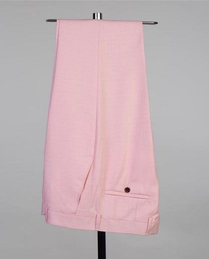 Shawl Design Satin Lapel Pink Tuxedo