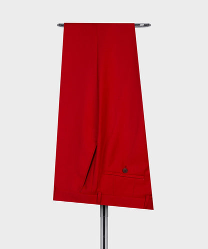 Men's 2 Piece Double Breasted Red Suit