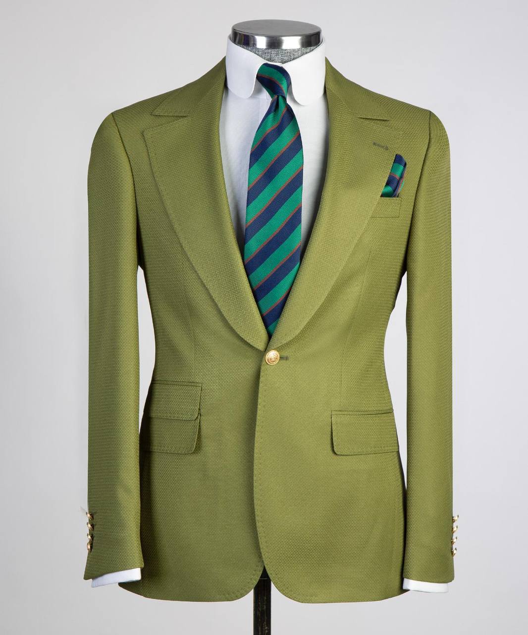 Men's Classic Suit -3 Piece Set -Green