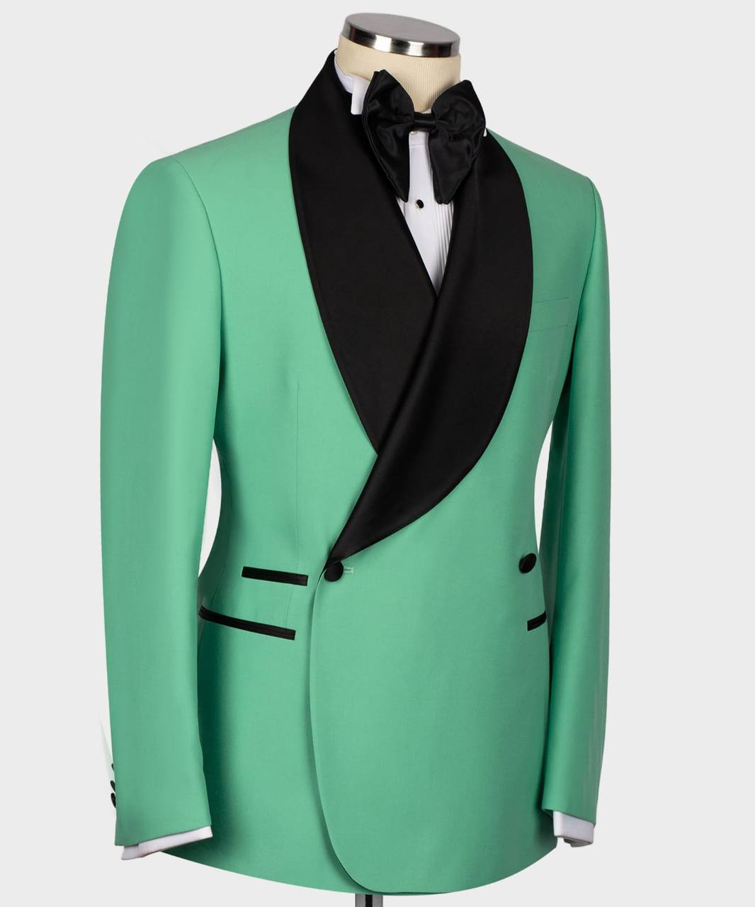 Men's Suit -2 Piece Double Breasted -Green