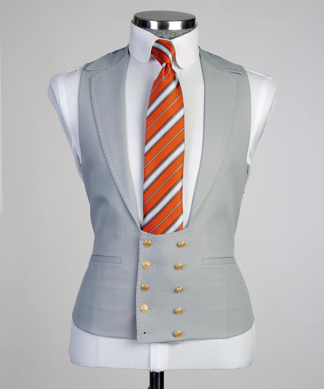 Men's Classic Suit -3 Piece Set -Grey