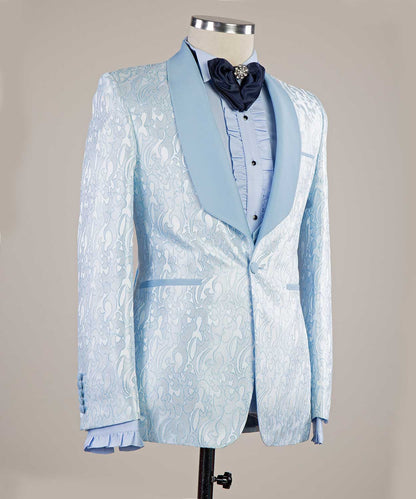 Men's 3 Piece Tuxedo, Suit, Blue