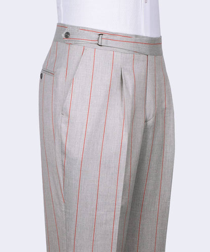 Men's Suit -2 Piece Double Breasted Stripy