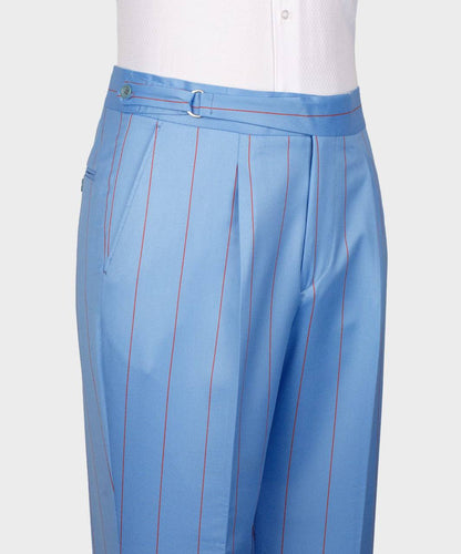 Men's Suit -2 Piece Double Breasted Stripy