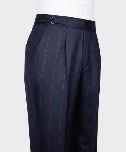 Men's Suit -2 Piece Double Breasted Stripy