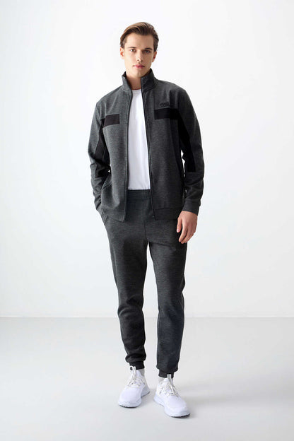 Men's-Tracksuit Set-Anthracite