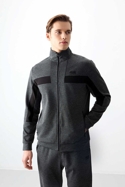 Men's-Tracksuit Set-Anthracite