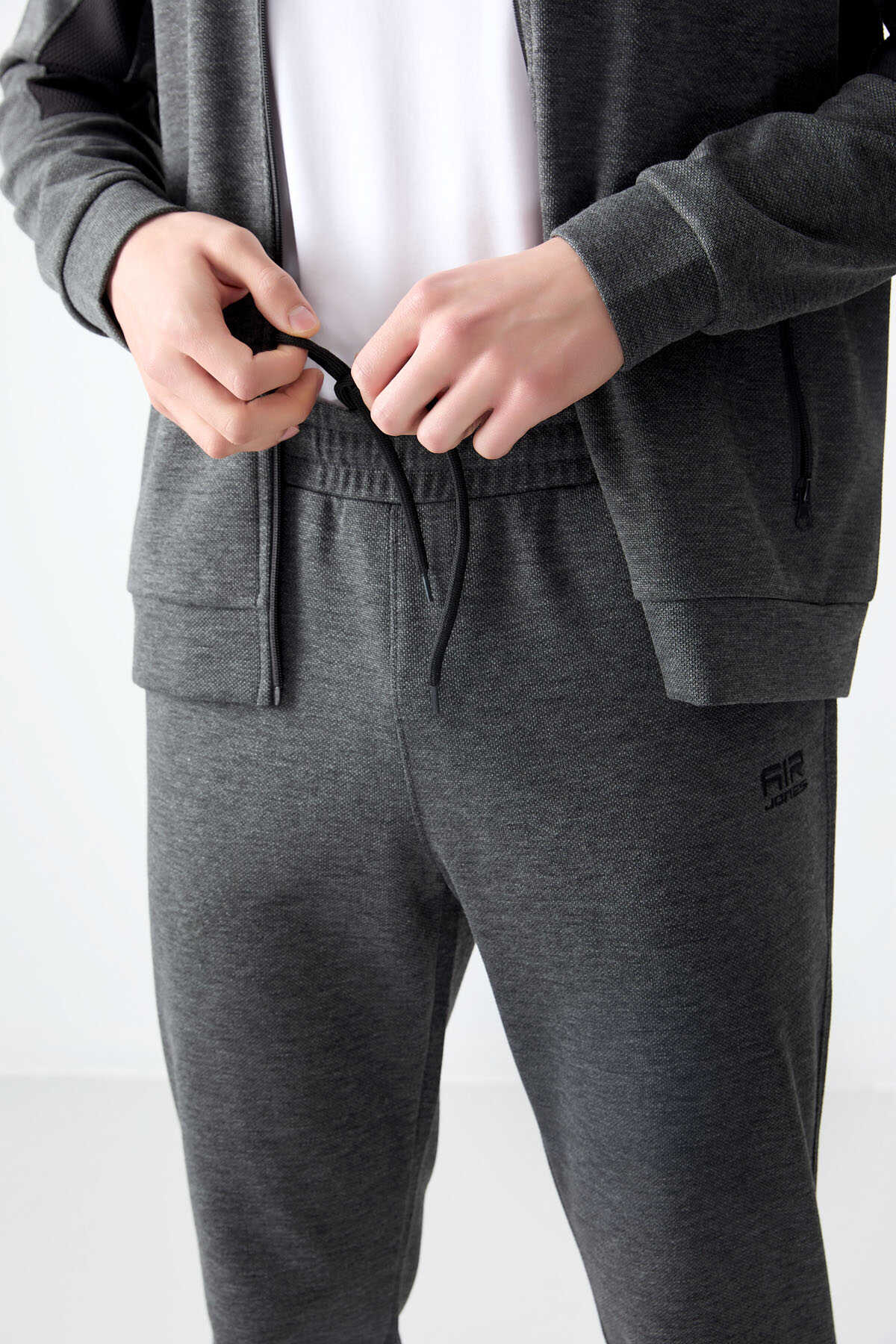 Men's-Tracksuit Set-Anthracite