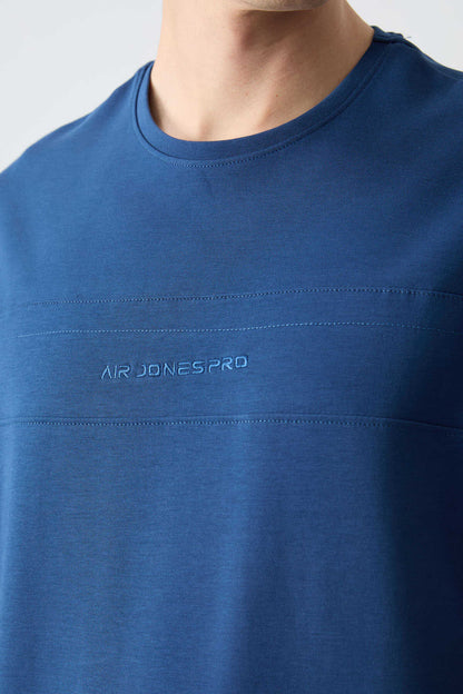 Men's-Blue-Short Sleeve-Tracksuit Set