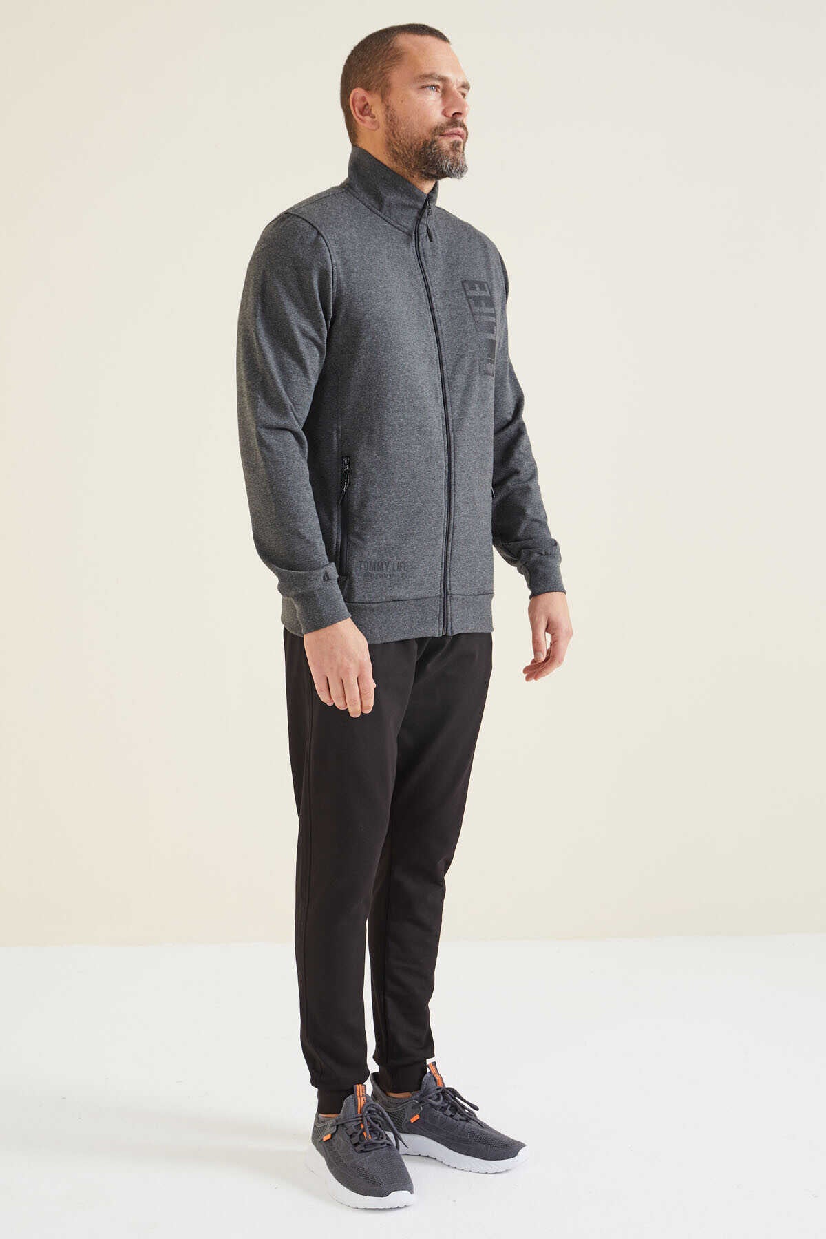 Men's Tracksuit Set Anthracite