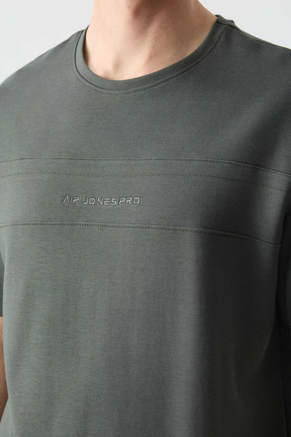 Men's-Green-Short Sleeve-Tracksuit Set