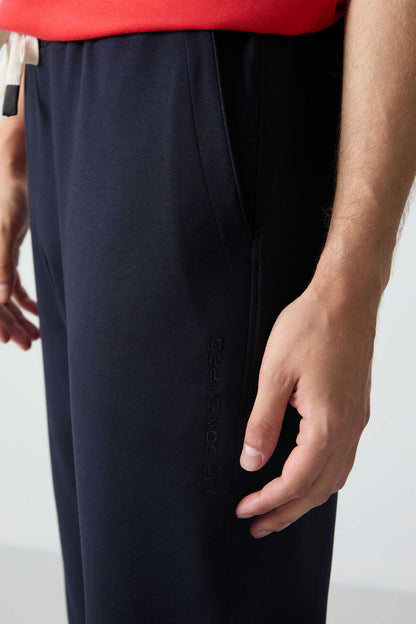 Men's-Red-Navy-Short Sleeve-Tracksuit Set