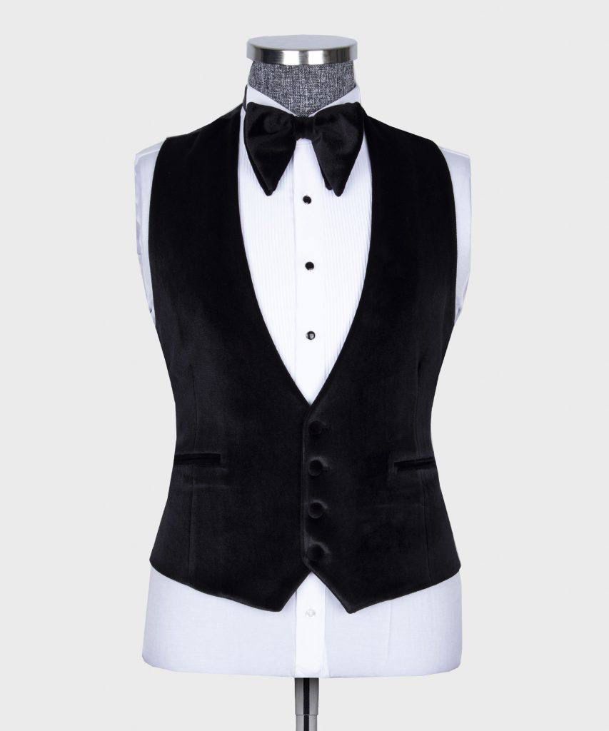 Men's 3 Piece Velvet Shiny Tuxedo